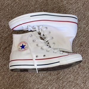 Converse - All Star High Tops, Unisex, white, size 7 in Womens (5 in Mens)